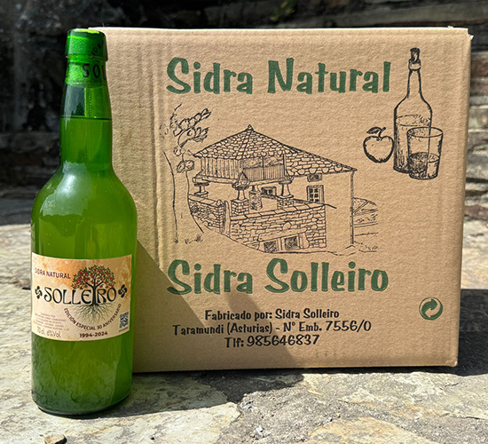 Estuche 12 Botellas Sidra "Solleiro"