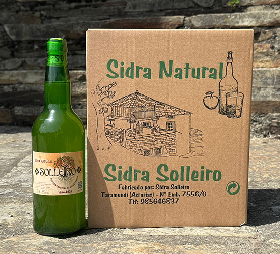 Estuche 6 Botellas Sidra "Solleiro"